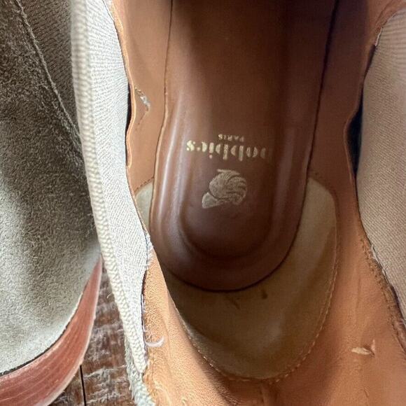 Bobbies Paris Boots Womens 39 Tan Chelsea Suede Ankle Pull on - Picture 11 of 12